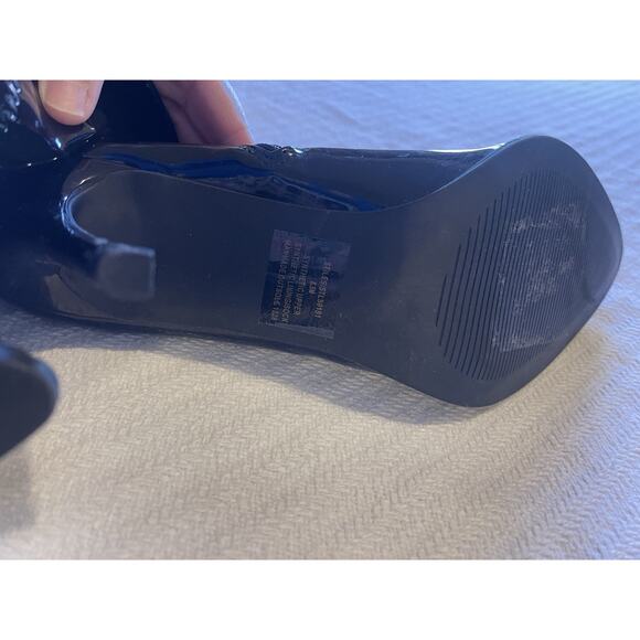 Steve Madden "Viktory" Pretty Woman Thigh Black Patent Stiletto Boots 8.5 NEW - Picture 5 of 5